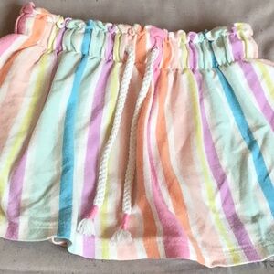 Colorful Striped Kids Shorts